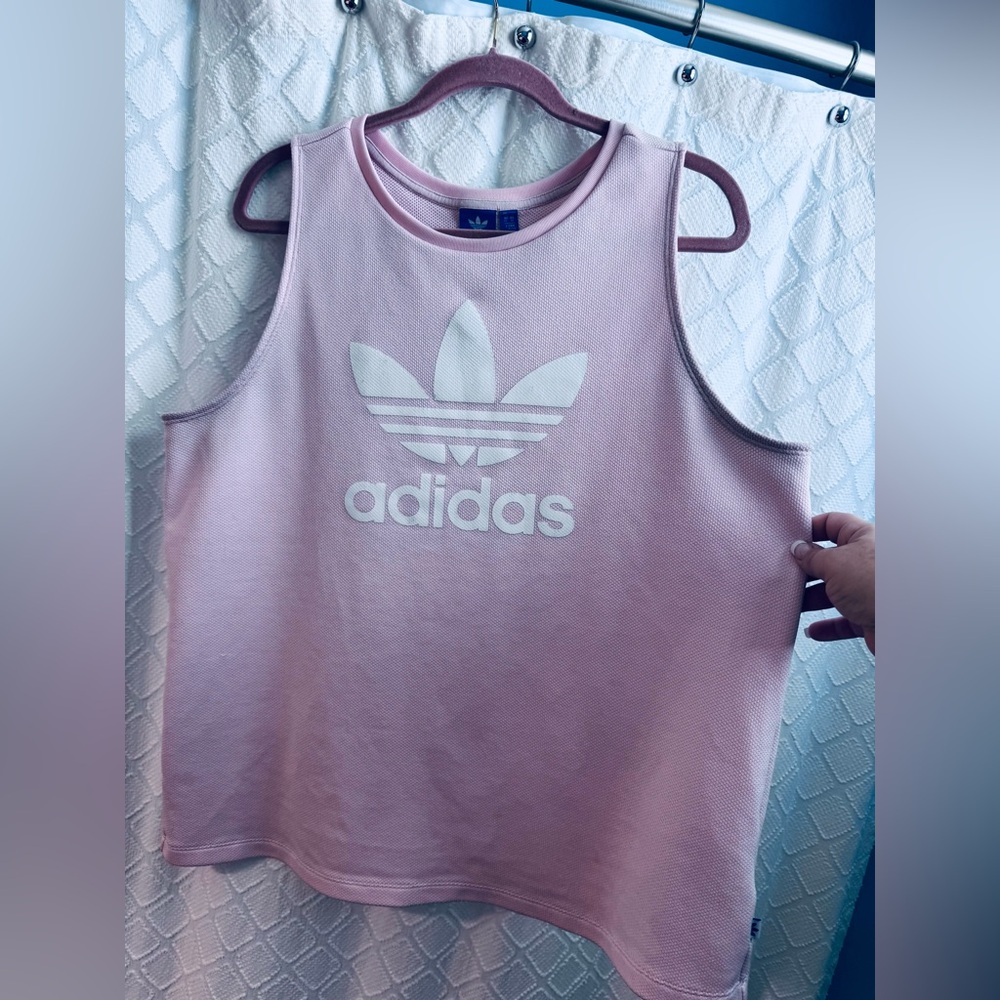 Adidas Light Pink Women's Muscle Tee